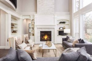 40 Living Rooms with Gray Couches (Photos)