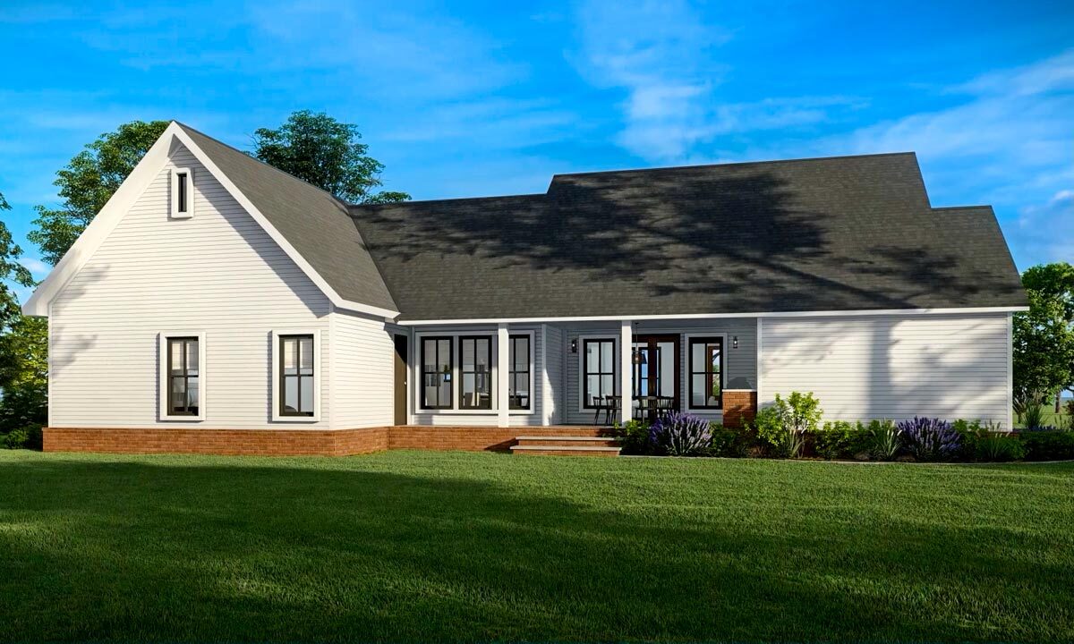 Two-Story 3-Bedroom Modern Farmhouse with Optional Bonus Room (Floor Plan)