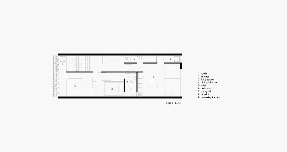 Uhome first floor plan.