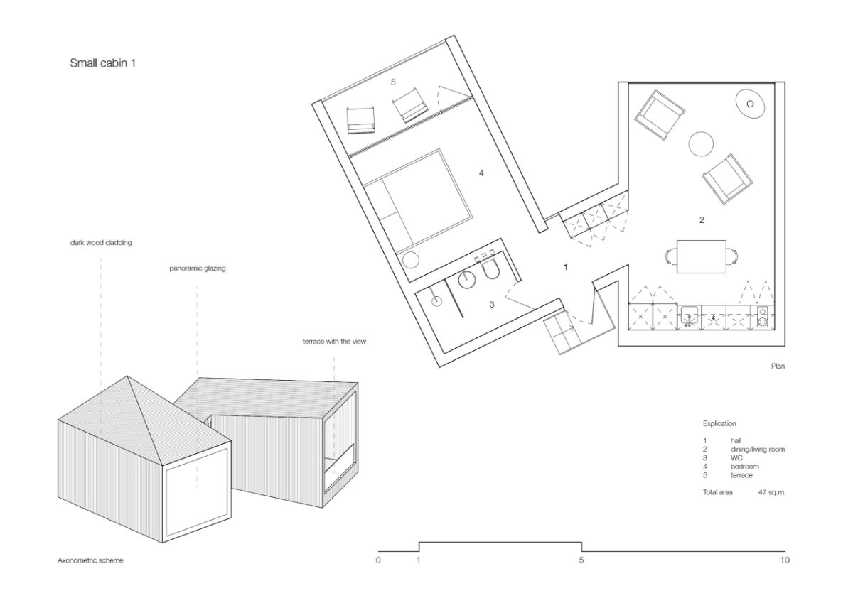 Eco-hotel concept plan 1.