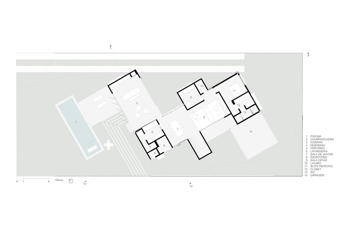 Itatiba house plan 1.