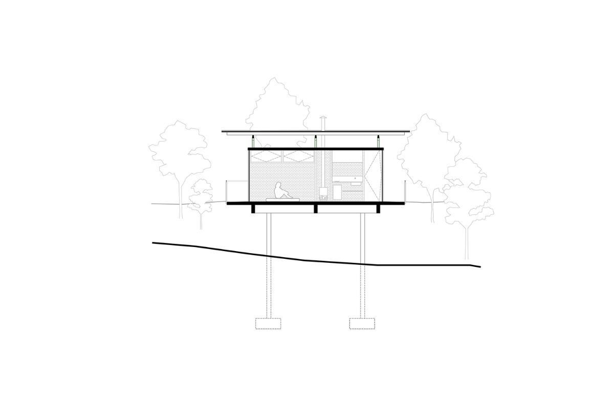 Elevation plan of the house.