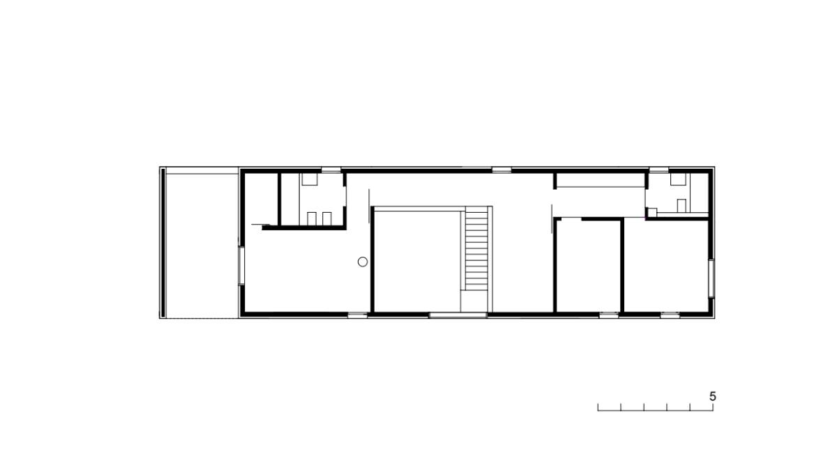 Second floor plan of Casa Duplo