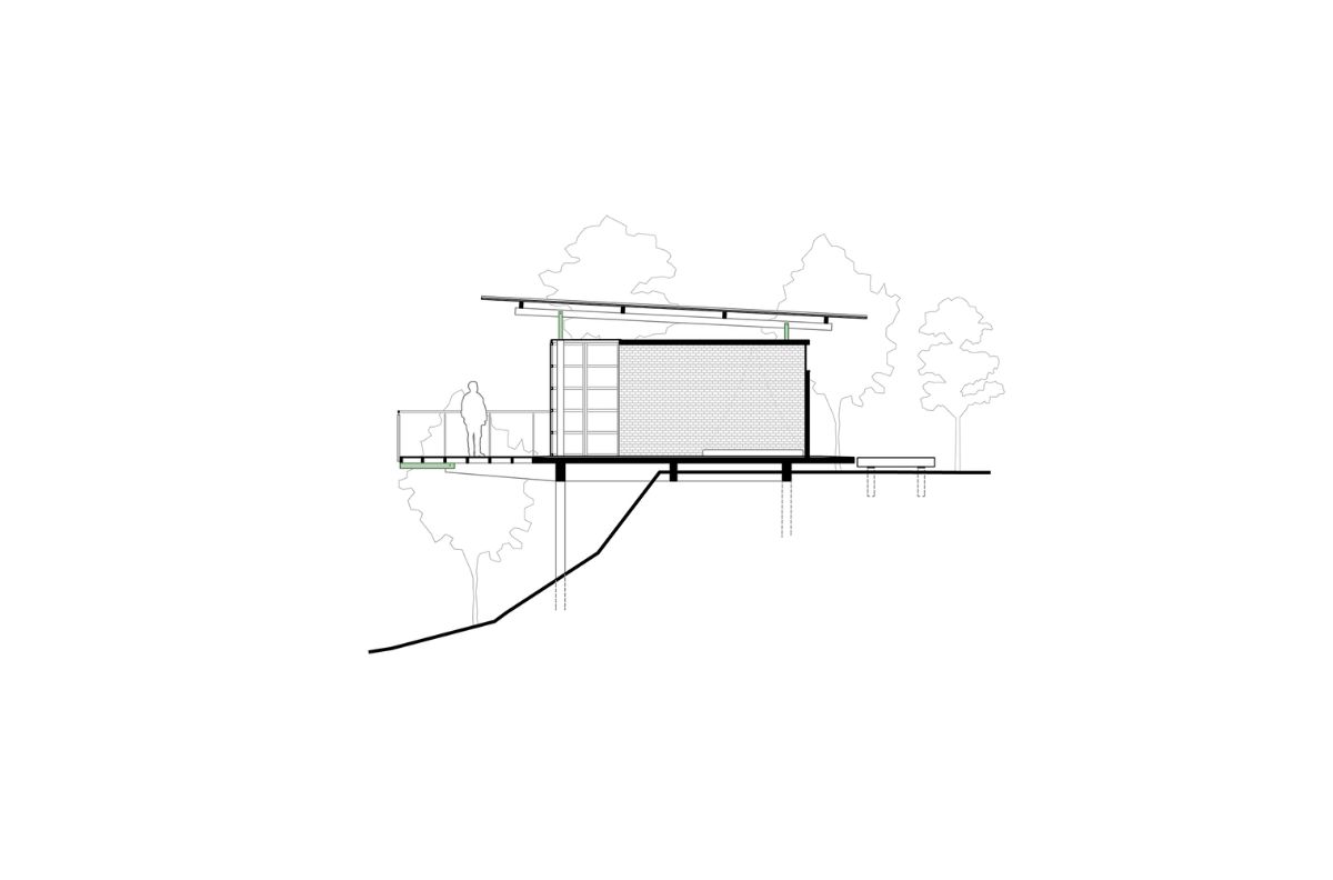 Elevation plan of the house.