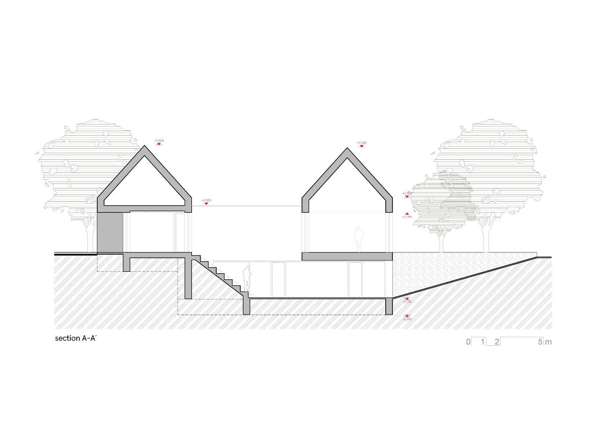 Two Towers section plan.