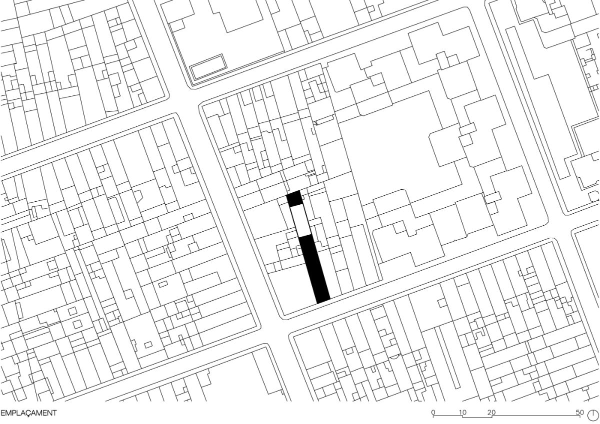 Location plan of the house.