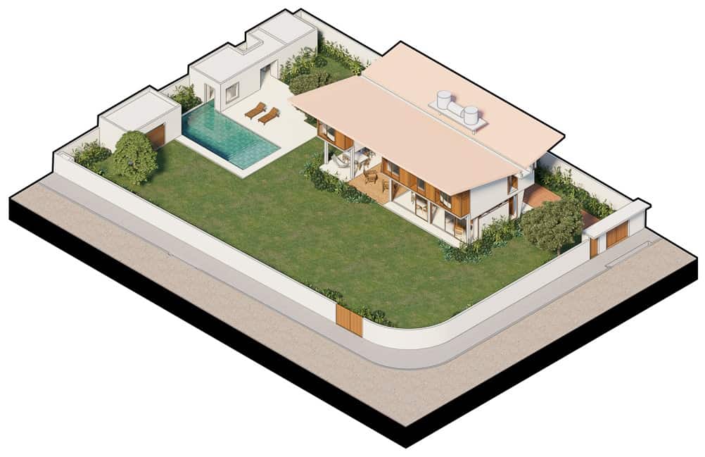 3D model of the Casa Araruama.