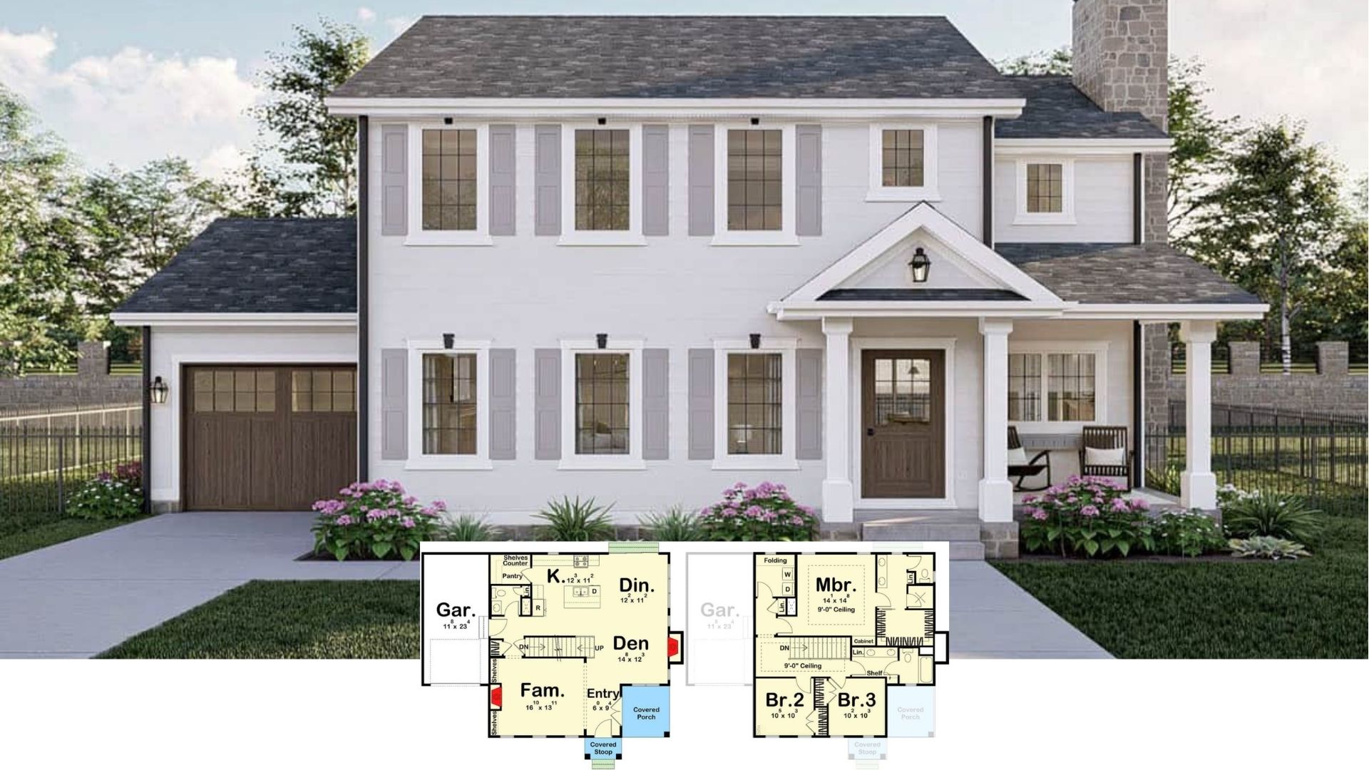 Explore This 1,961 Sq. Ft. Classic Craftsman Gem with 3 Bedrooms and a Stone Chimney (View the Floor Plan)