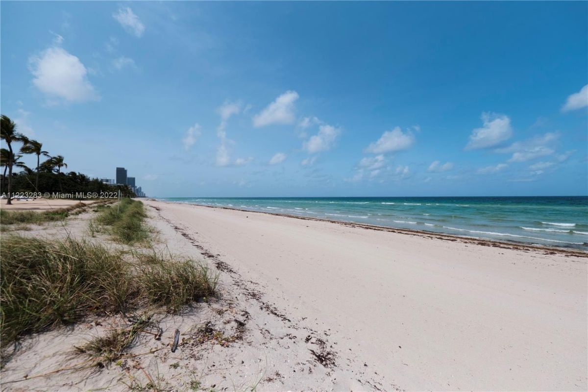 The house has access to the ocean with the white sand beach.