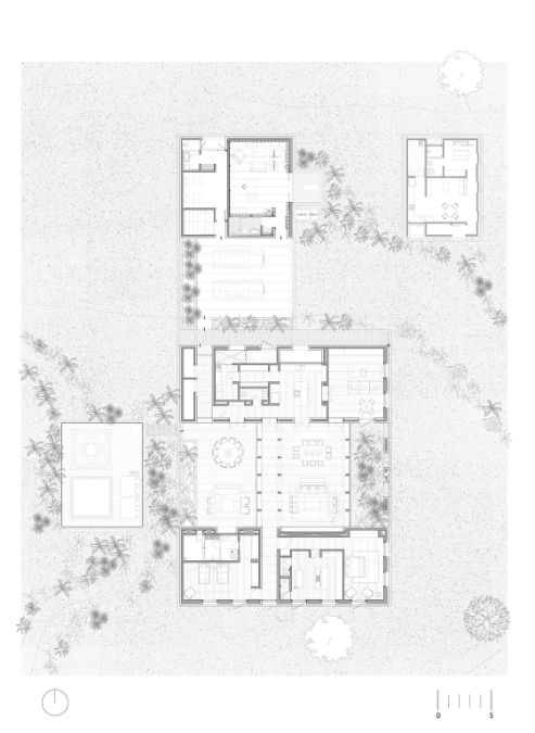 Site plan of FS House