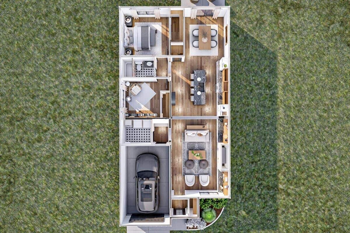 3D floor plan