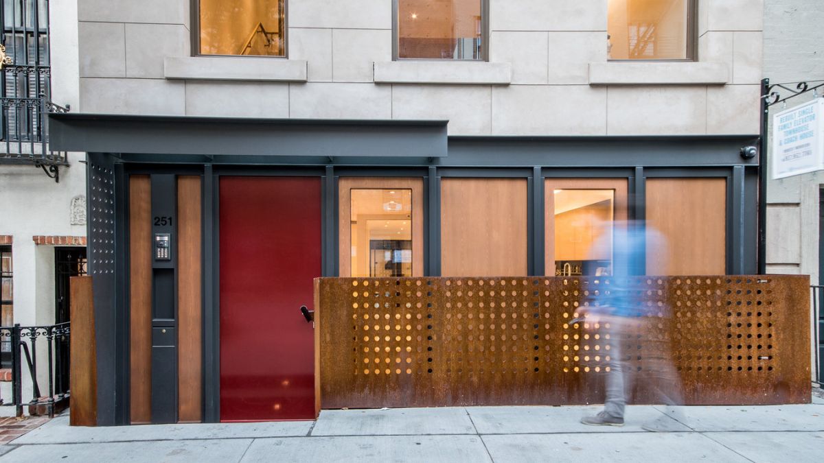 61st Street Townhouse entrance.