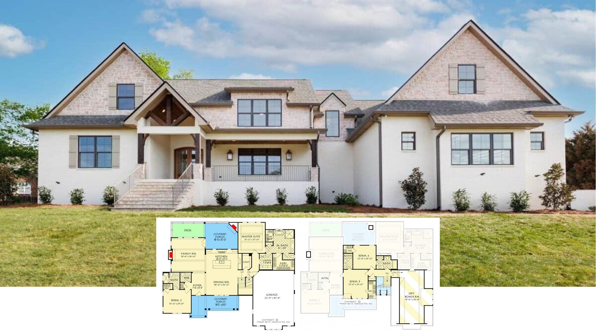 Introducing This 2,900+ Sq. Ft. 4-Bedroom New American Home with a Bonus Room (Don’t Miss This Floor Plan)