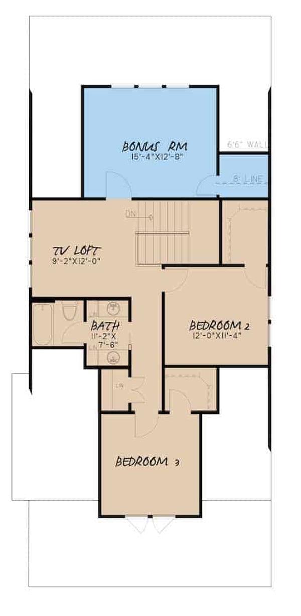 second level floor plan