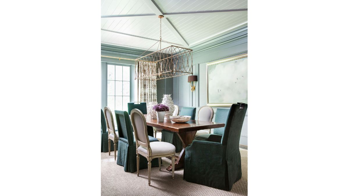 Timeless Glamour by Amy Morris Interiors dining area.