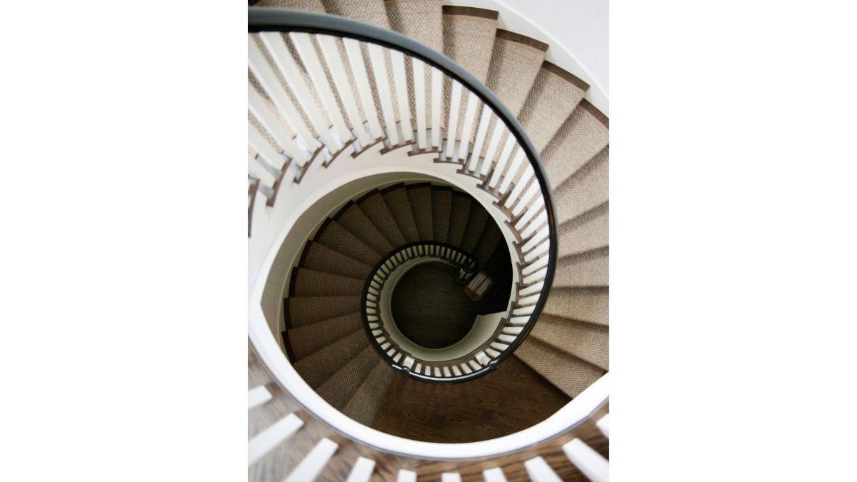 Timeless Glamour by Amy Morris Interiors stairs.