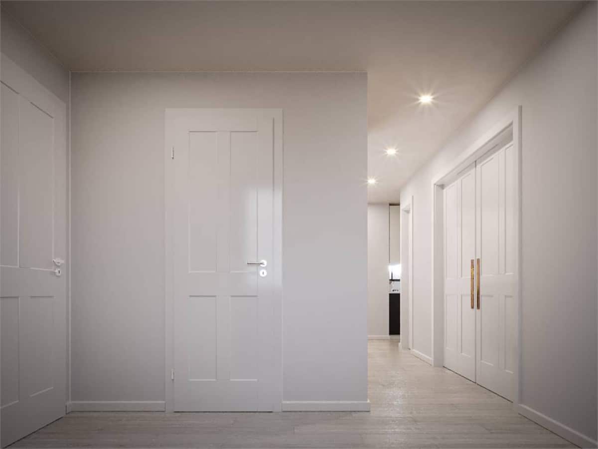 Foyer with easy access to the mudroom, garage, and home office.