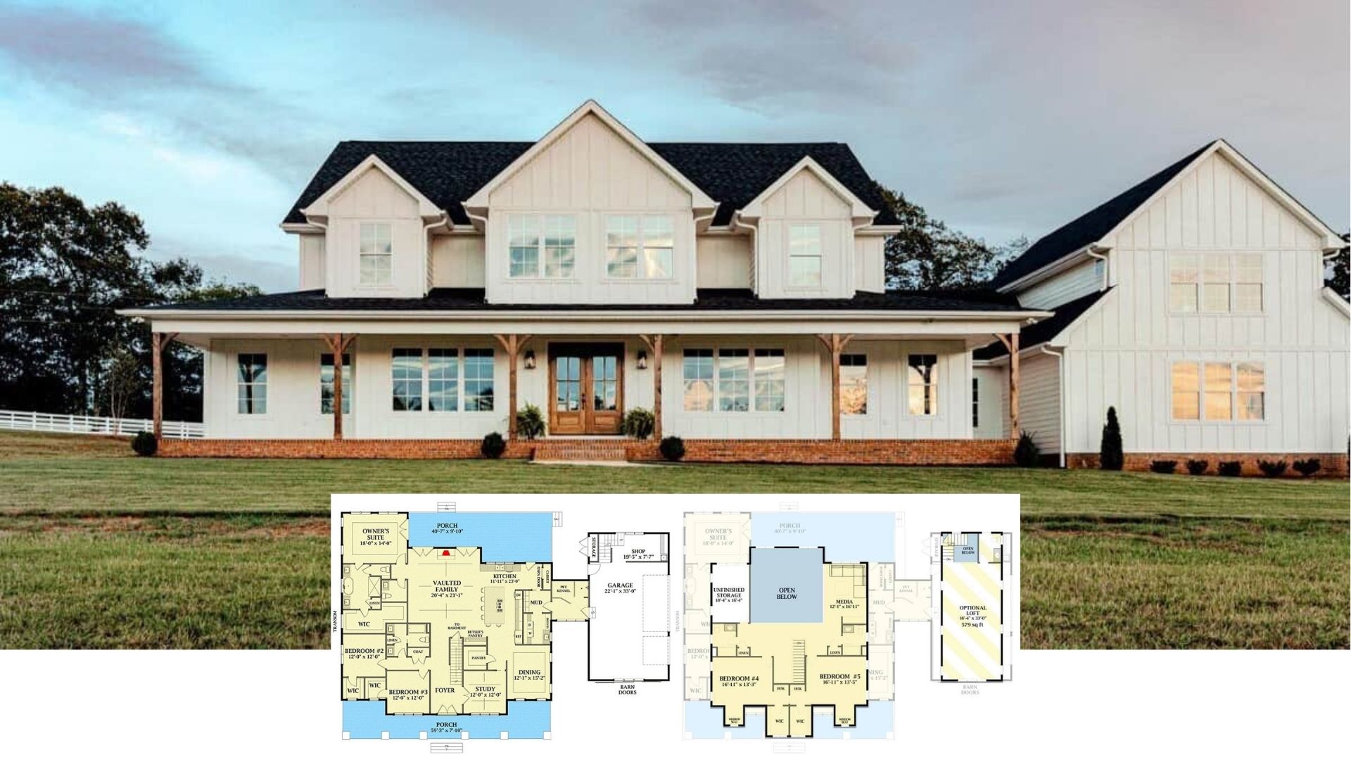 Step Inside This Stunning 5 Bedroom House: 4,357 Sq. Ft. with and Optional Loft (Floor Plan Included)