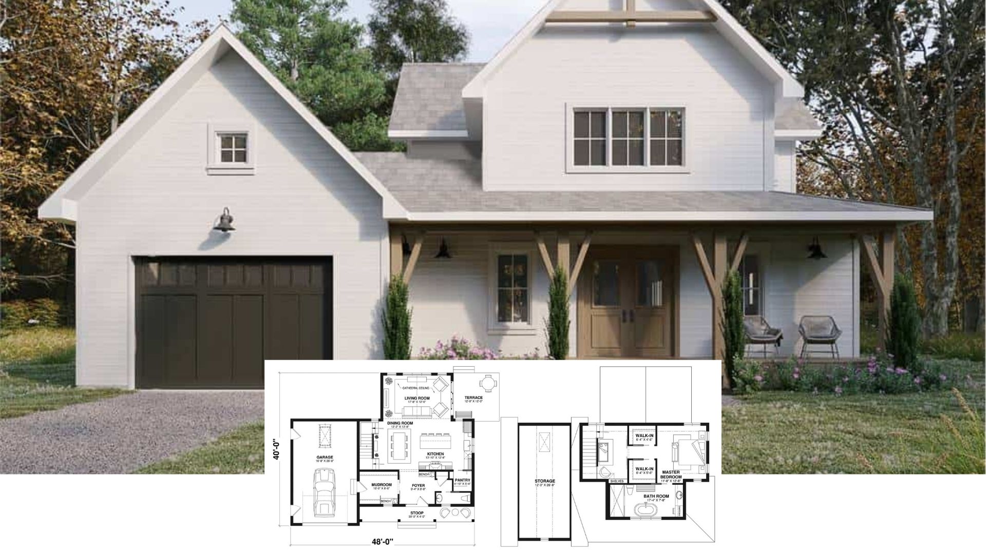 Explore the Charm of This Timeless 3-Bedroom Craftsman Home with Timber Accents (View the Detailed 2,294 Sq. Ft. Floor Plan)