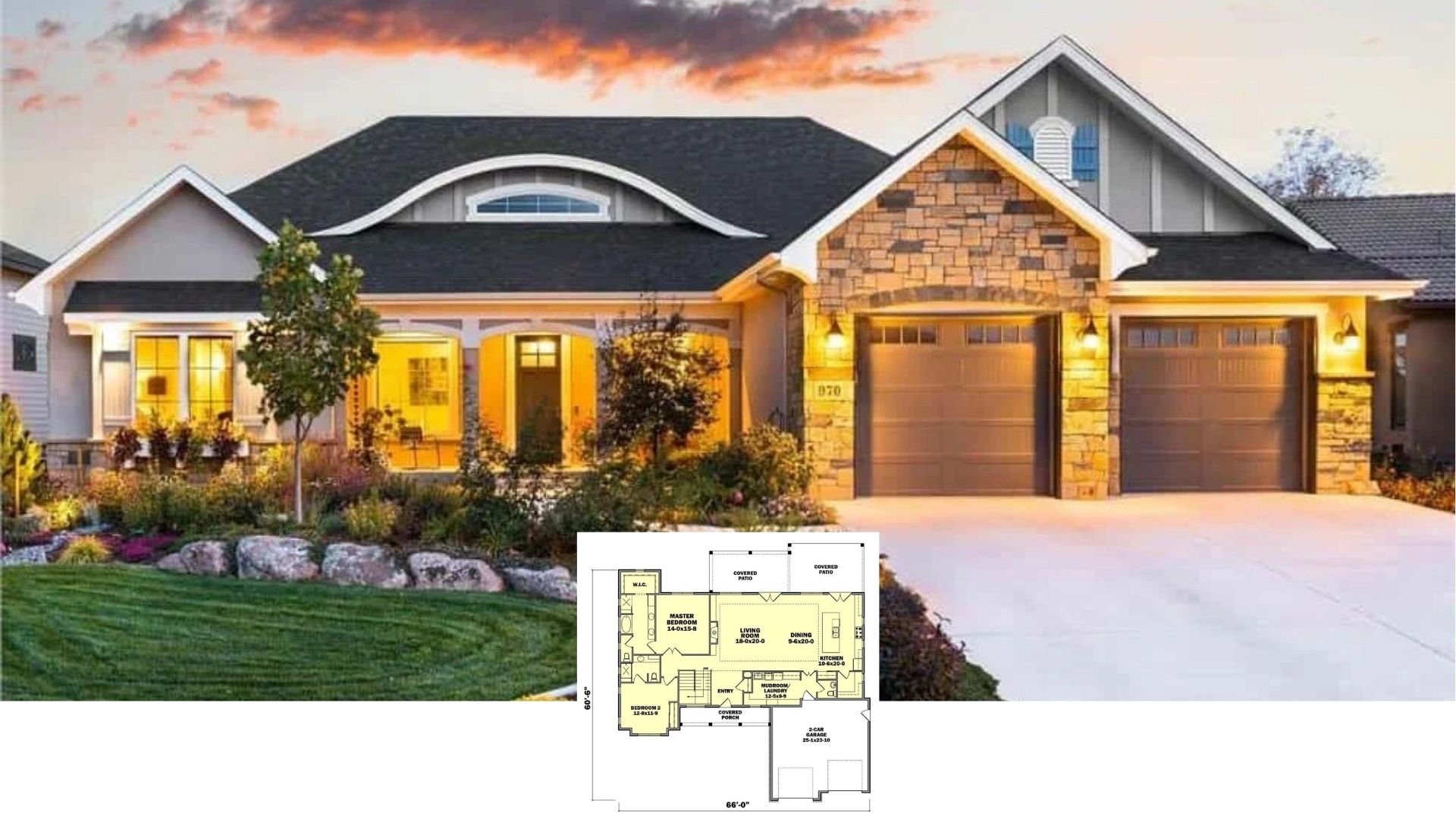 Step Inside This 2,083 Sq. Ft. 4 Bedroom Home with Front Porch and Lower Level Expansion (Floor Plan Included)