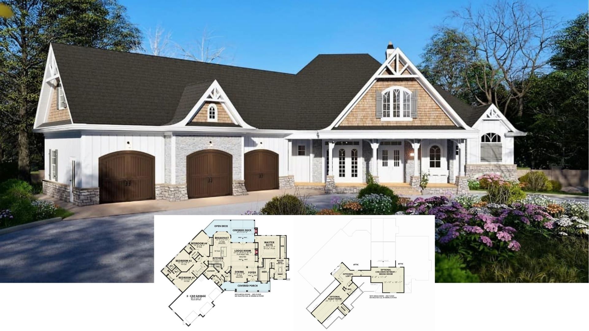 Introducing Your Dream Home: 4 Bedroom, 3,128 Sq. Ft. with 3 Car Garage (Floor Plan Included)