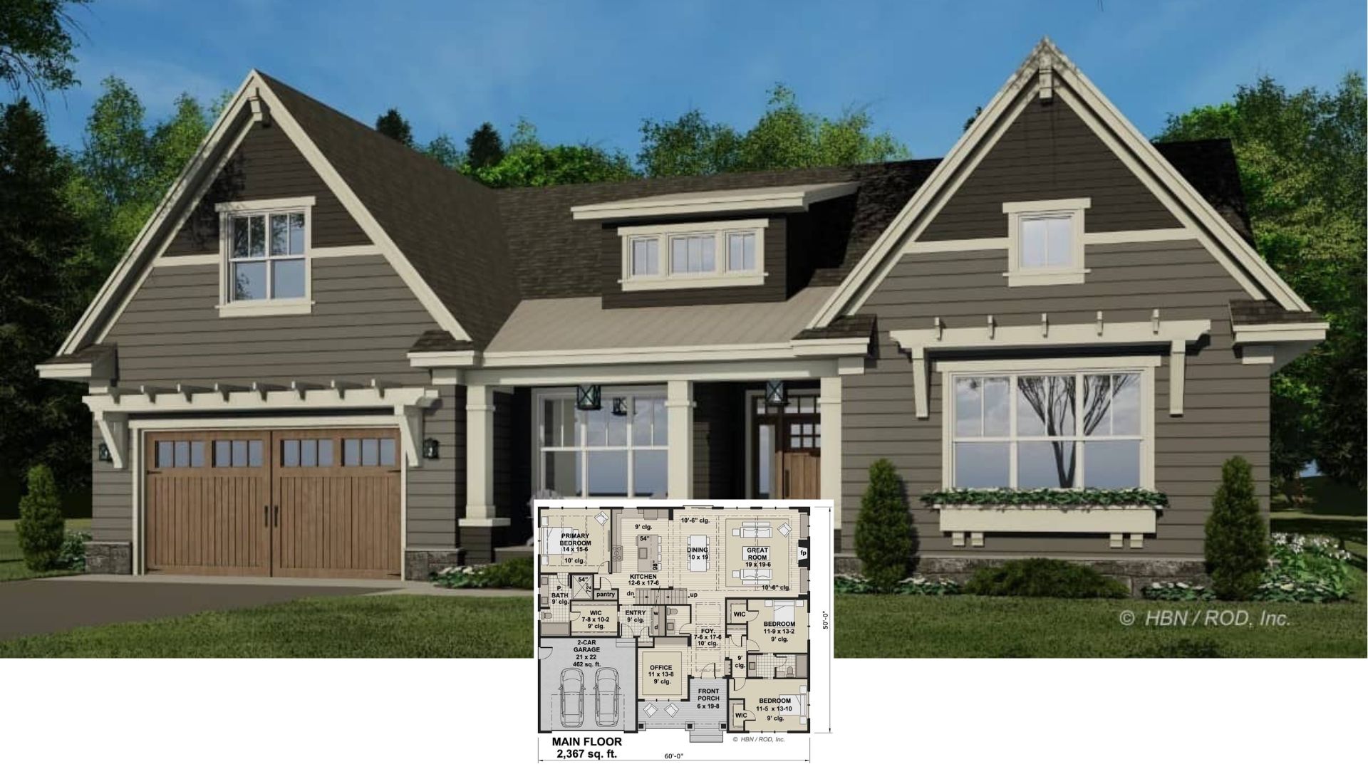 Introducing a 2,367 Sq. Ft. Home with Bonus Room, Porch, and Must See Floor Plan