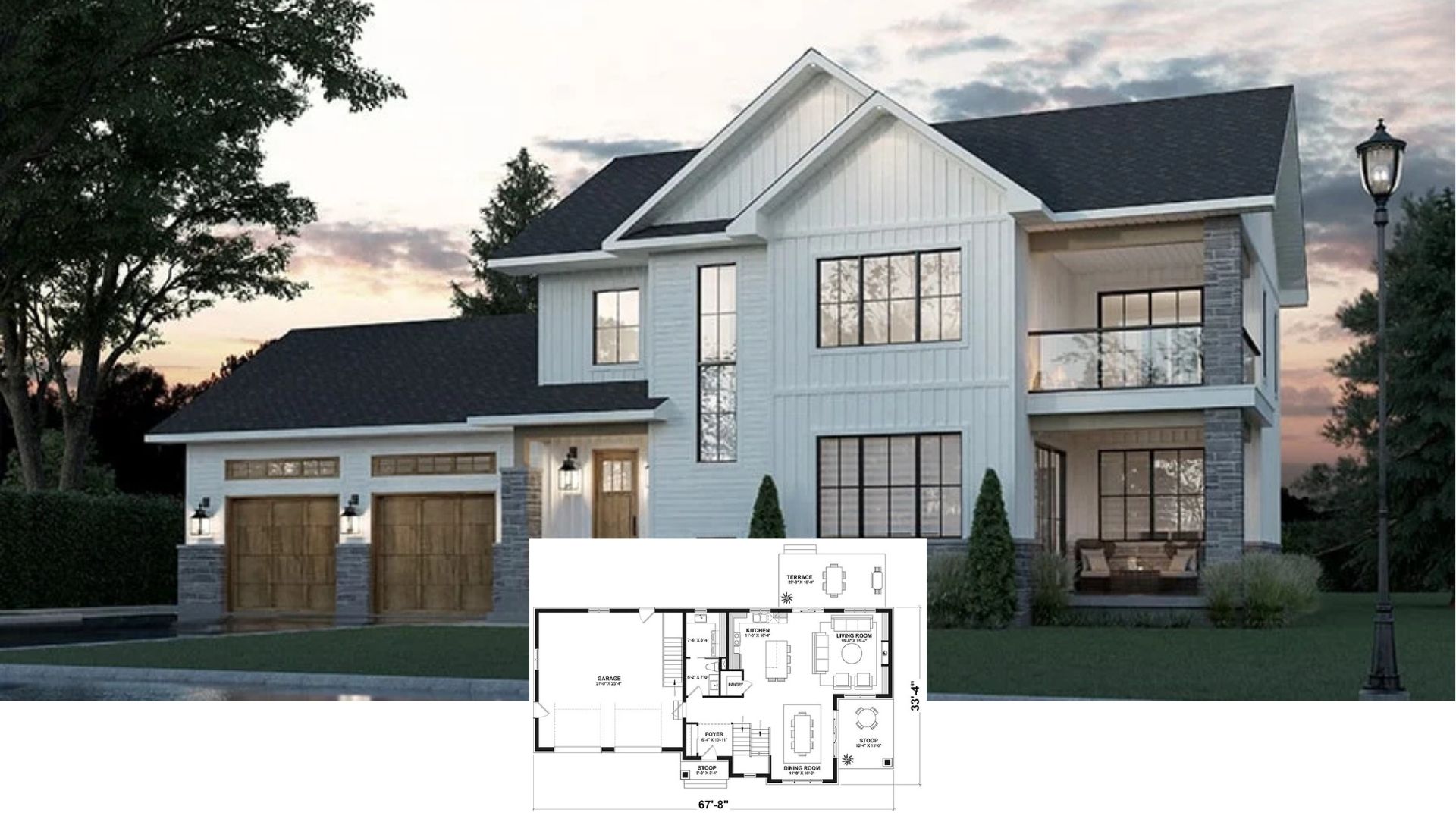 Introducing This 3,166 Sq. Ft. House with Bold Stone Accents and a Must See Floor Plan