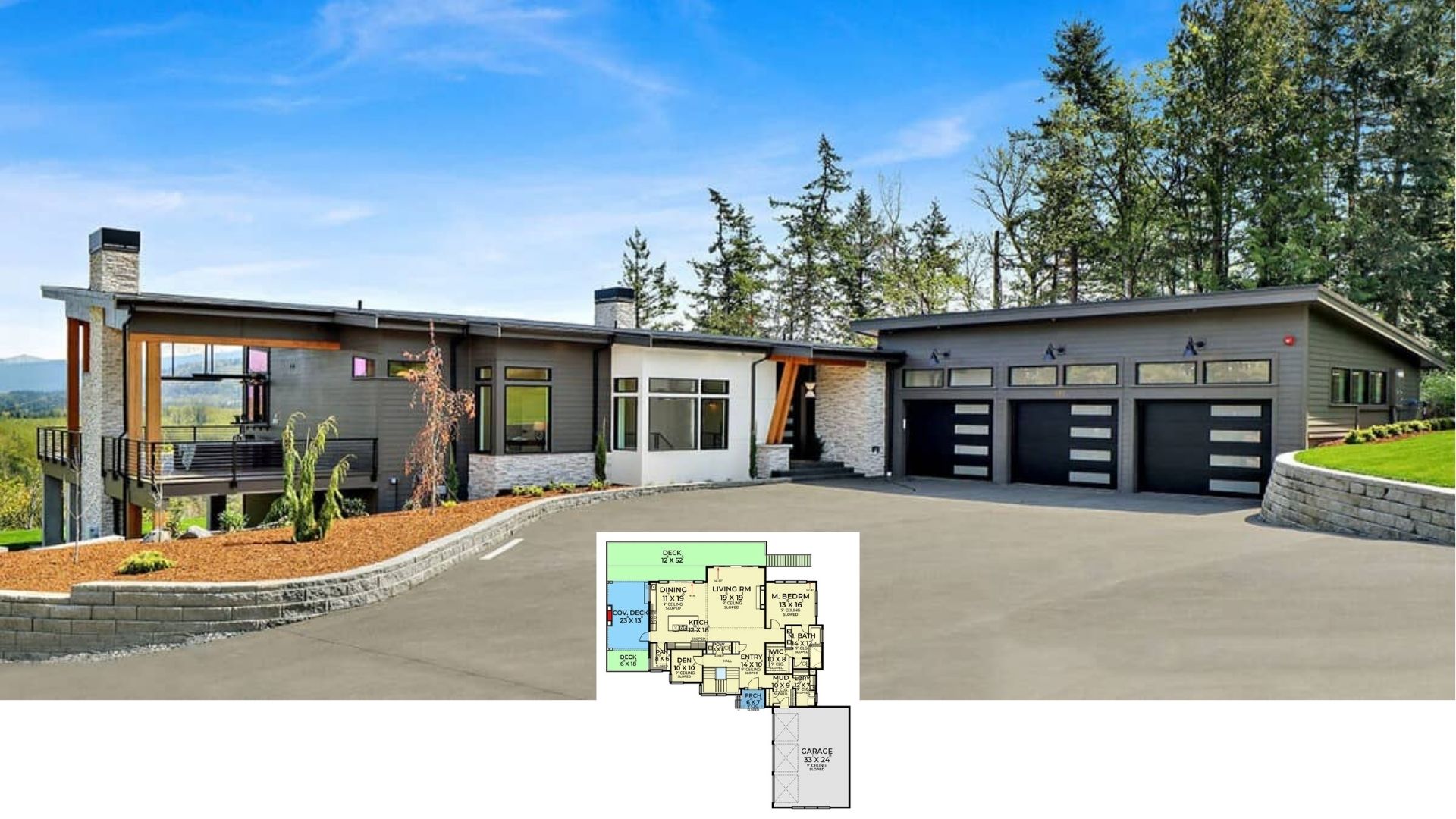 Discover This 4-Bedroom Home with a Courtyard Entry and Wraparound Deck (3,986 Sq. Ft. Floor Plan Included)