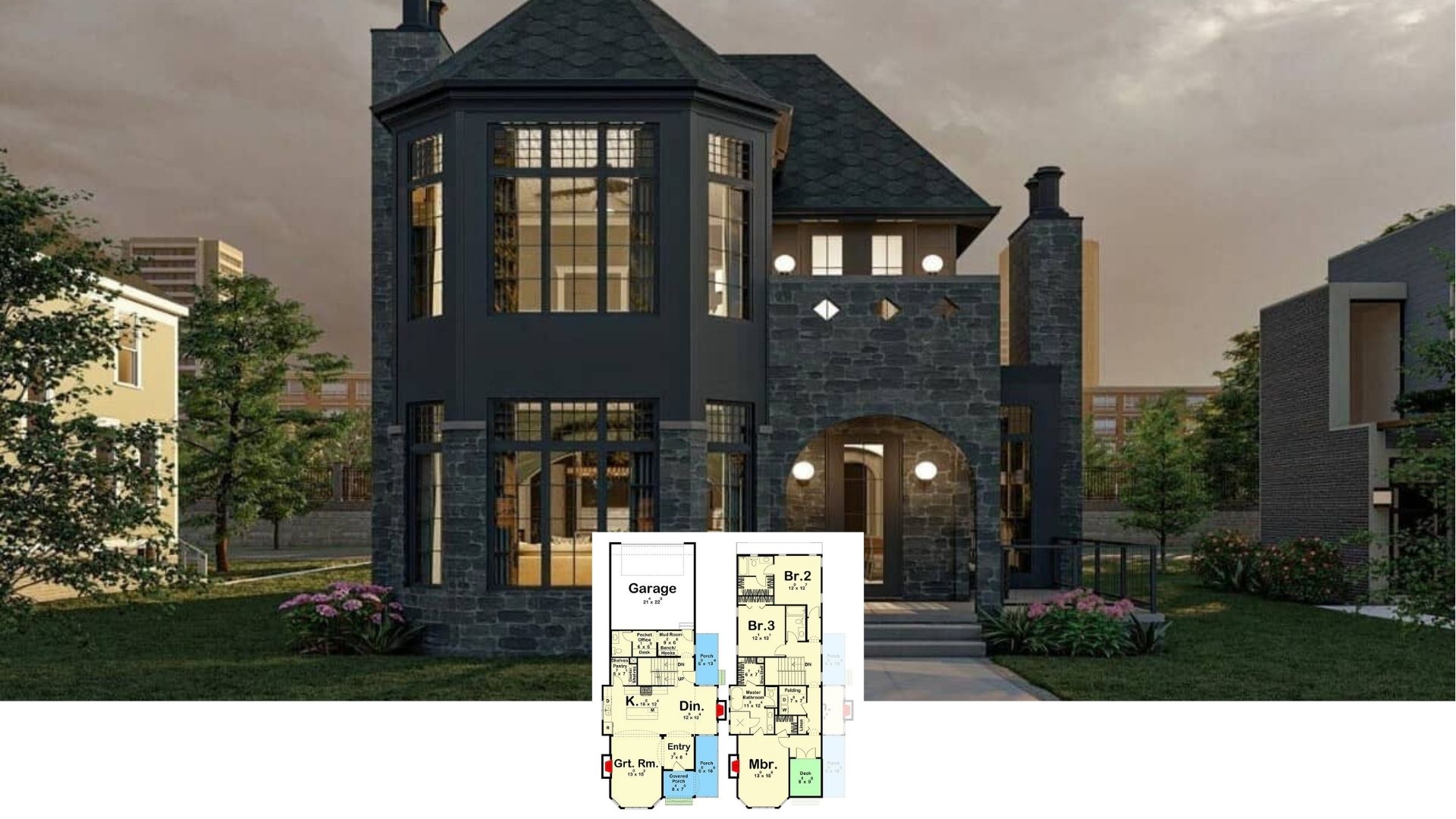 Introducing a 2,301 Sq. Ft. Two Story Victorian Style Home with 3 Bedrooms and an Exceptional Floor Plan