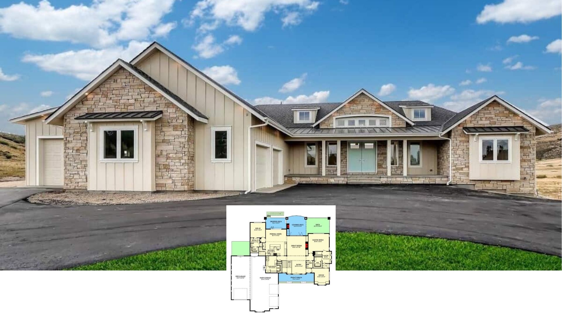 Introducing a 4 Bedroom, 4,683 Sq. Ft. Home with 4-Car Garage and Walkout Basement – Floor Plan Included