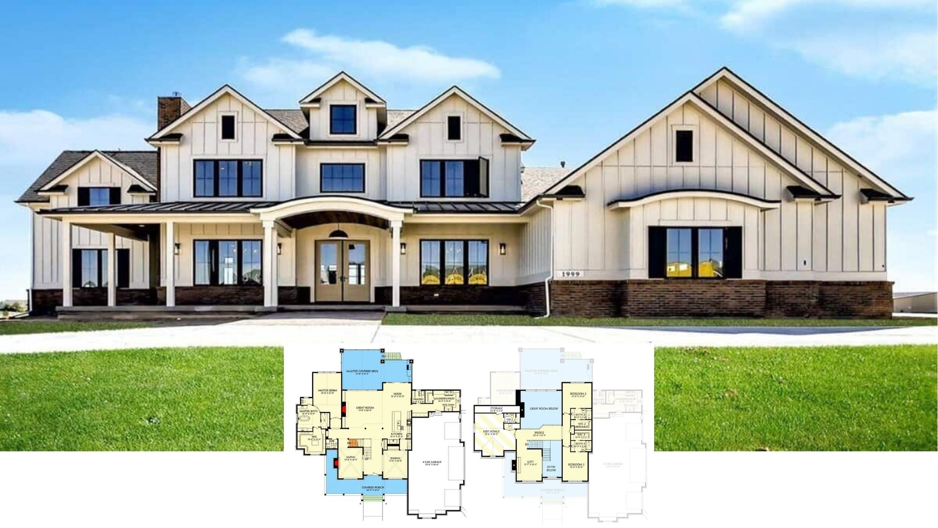 Step Inside This 6 Bedroom, 4,838 Sq. Ft. Two Story Home with Loft and Bonus Room – Floor Plan Included!