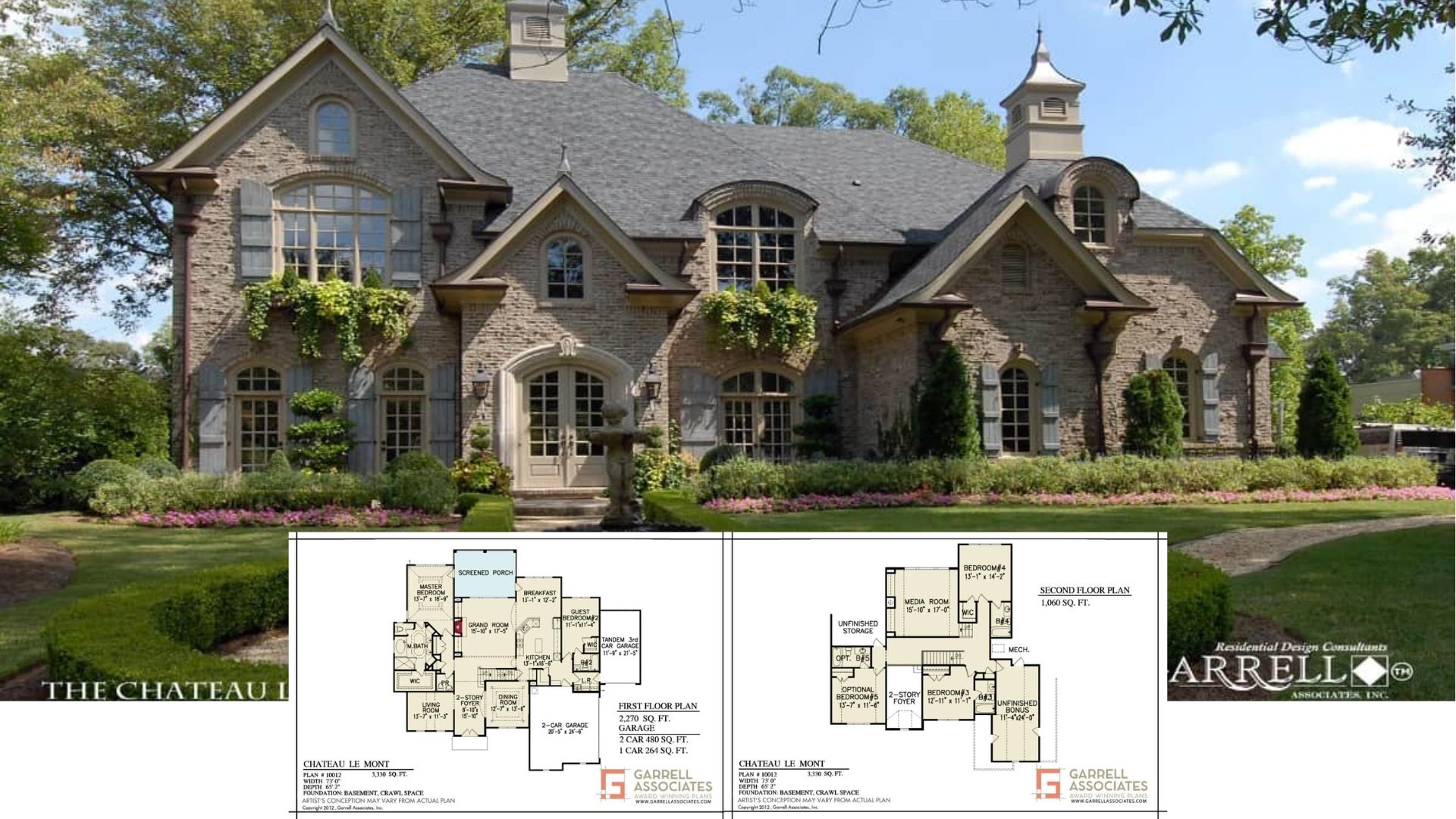 Introducing This 3,330 Sq. Ft. Chateau Style Home with Bonus Room and Floor Plan – A Must See!