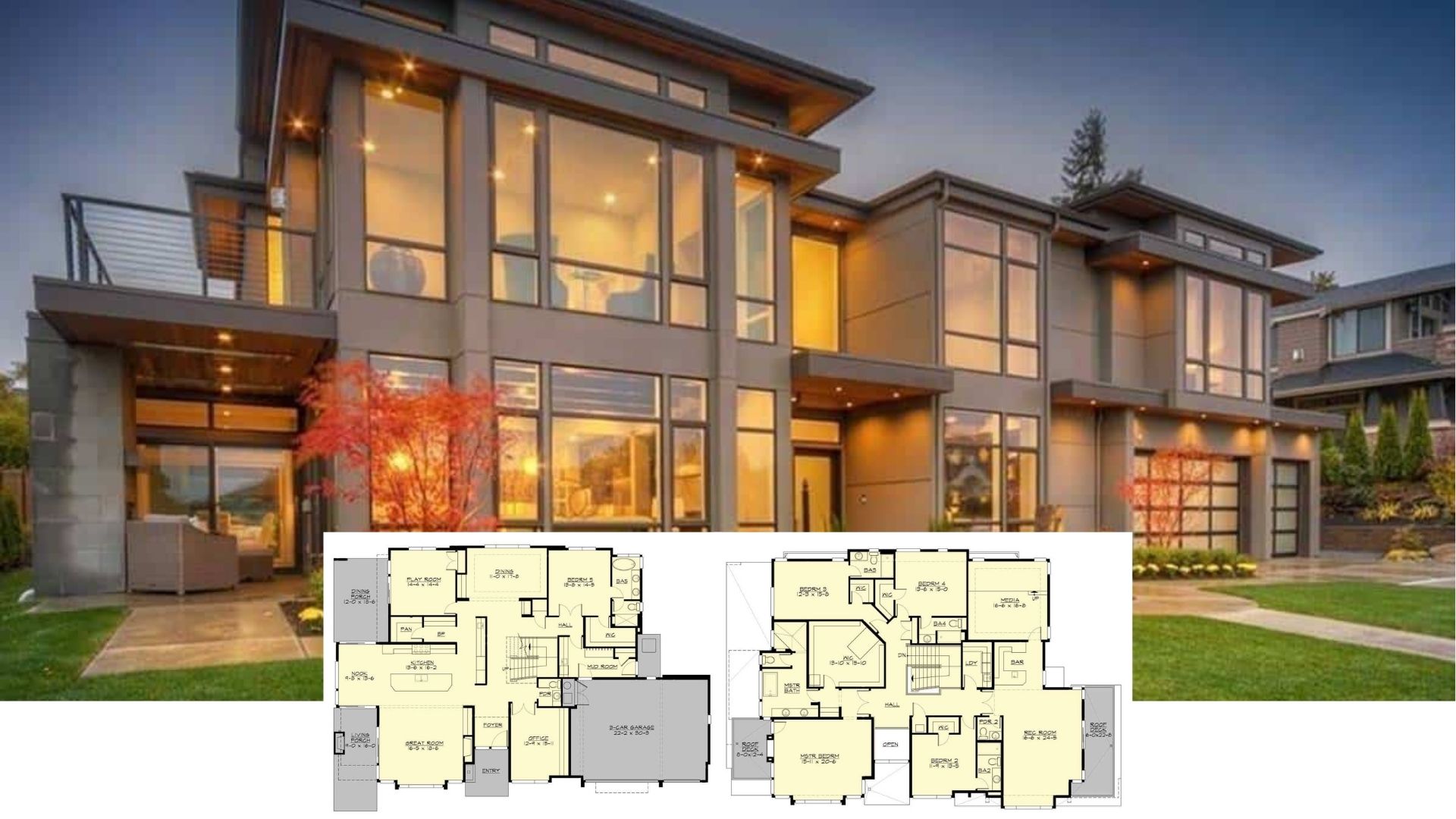 Introducing a 5,667 Sq. Ft. Two Story Home: 5 Bedrooms, Balcony, 3 Car Garage, and Floor Plan Included