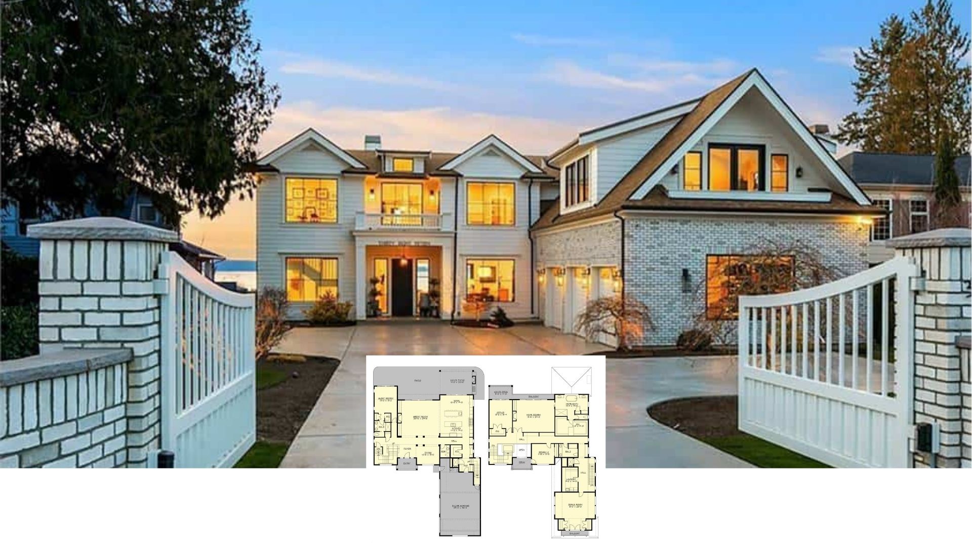 Experience the Grandeur of a 7,214 Sq. Ft. 3 Bedroom Craftsman Home with Balconies and Bonus Room (Floor Plan Included)