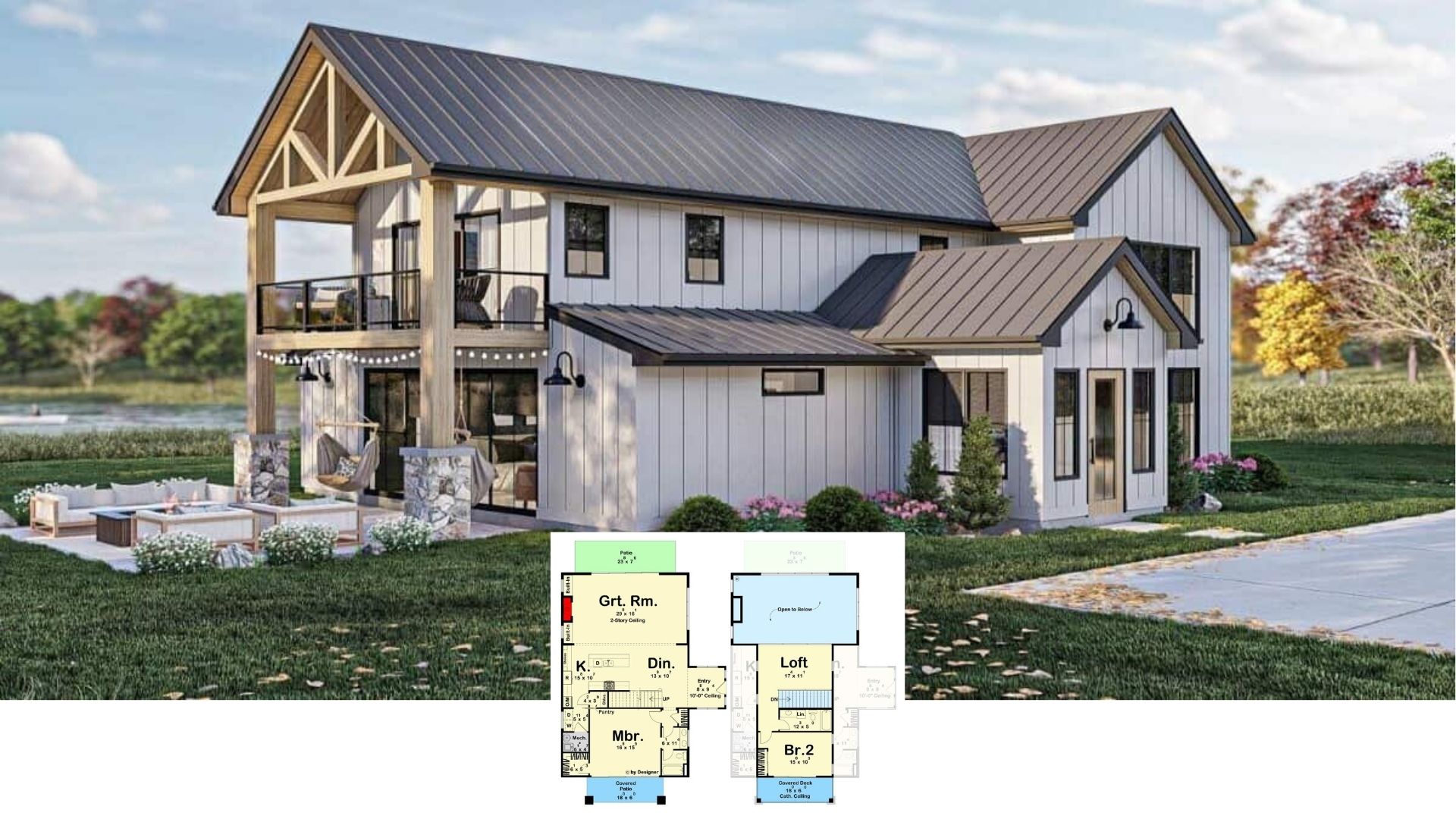 Introducing a 2 Bedroom 2,013 Sq. Ft. Home with Loft and Covered Patio (Floor Plan Included)