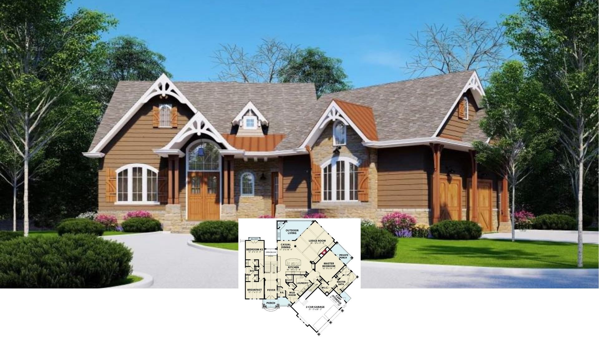 Tour This 2,512 Sq. Ft. 3 Bedroom Home with Bonus Room and Angled Garage — Floor Plan Included