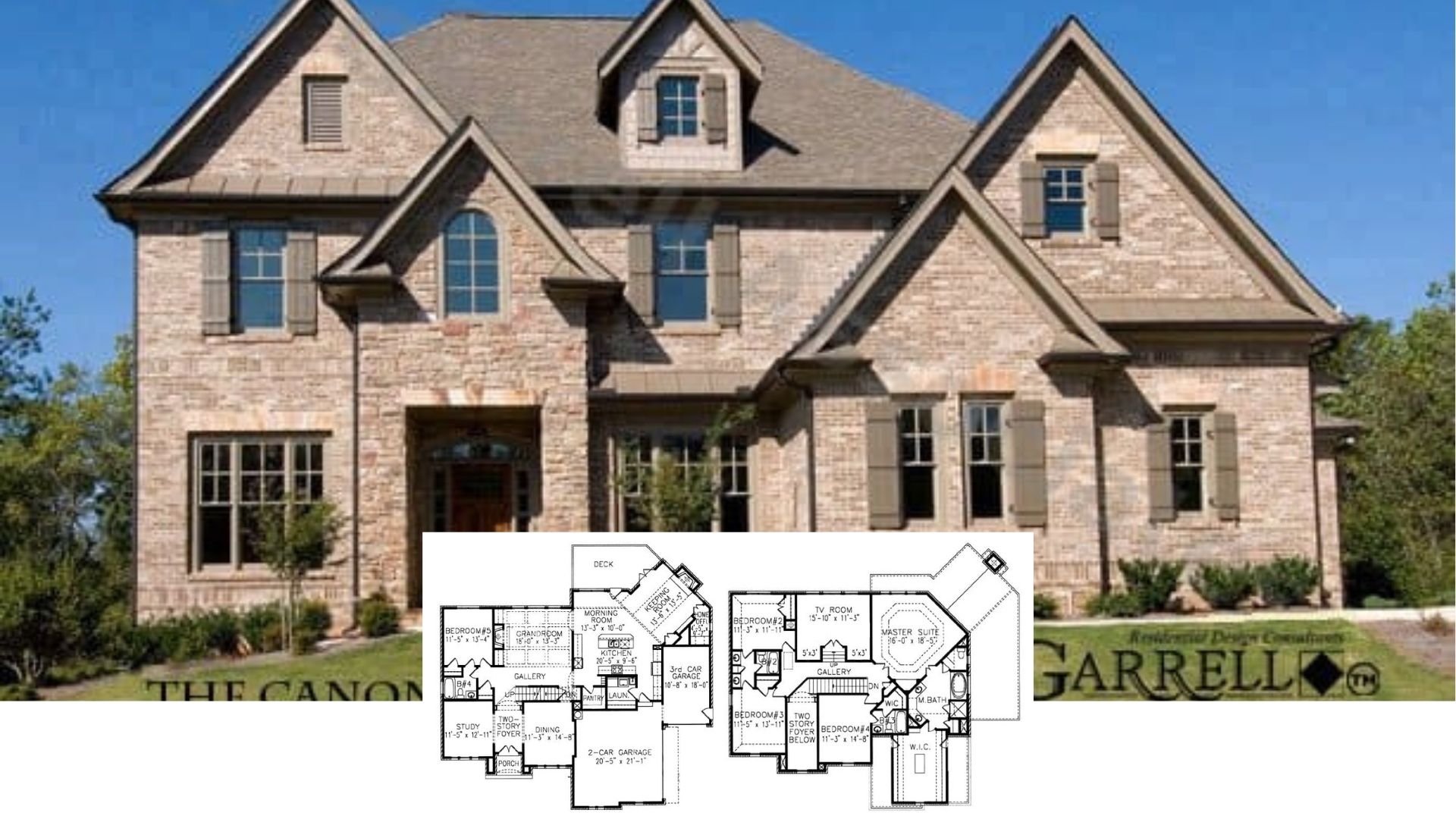 Tour This Stunning Two Story Home with 5 Bedrooms, Balcony and Jack & Jill Bathroom – 3,558 Sq. Ft. Floor Plan Included