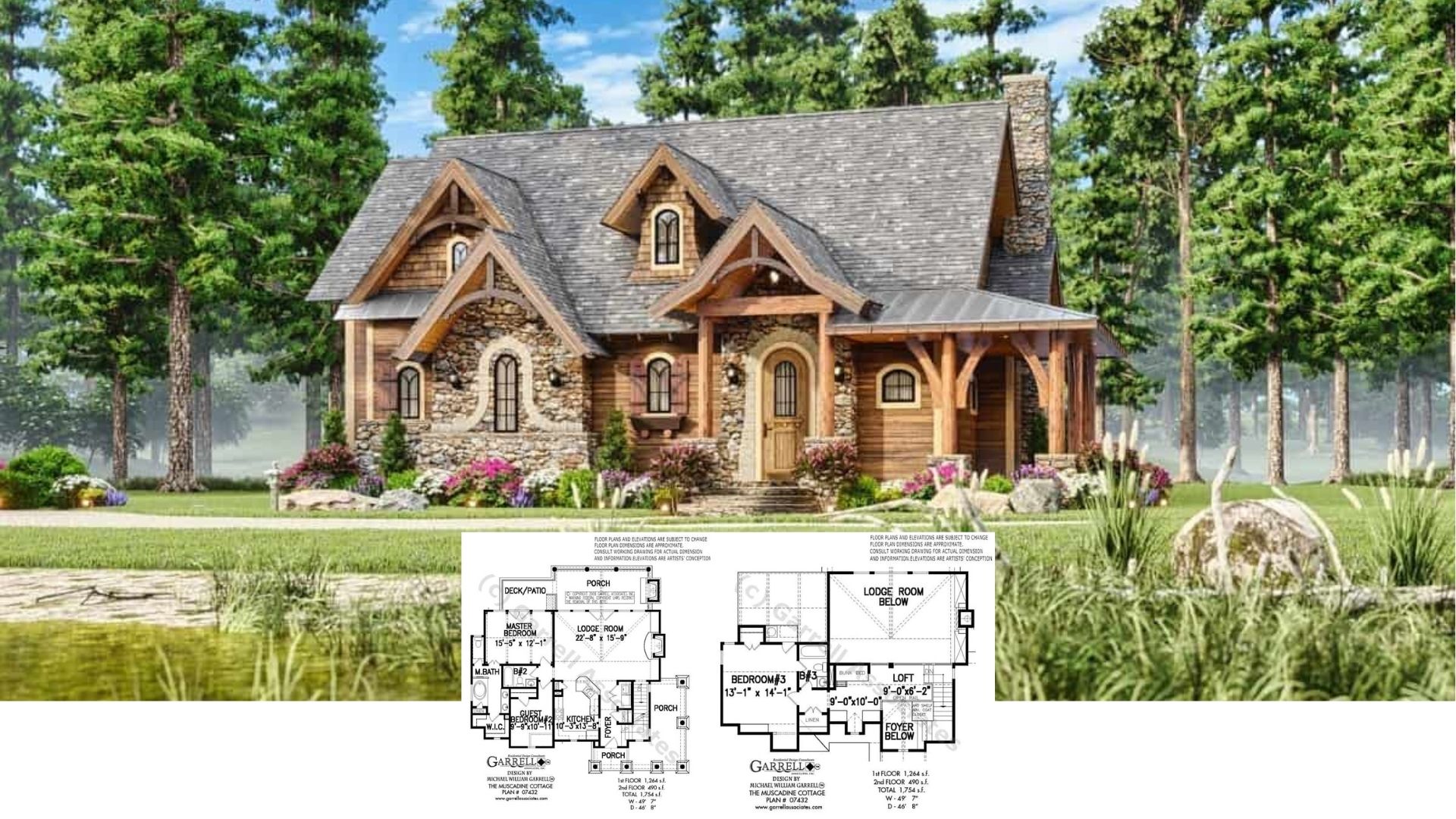 Discover the Perfect 1,754 Sq. Ft. 3 Bedroom House with Loft and Wraparound Porch (Includes Floor Plan)