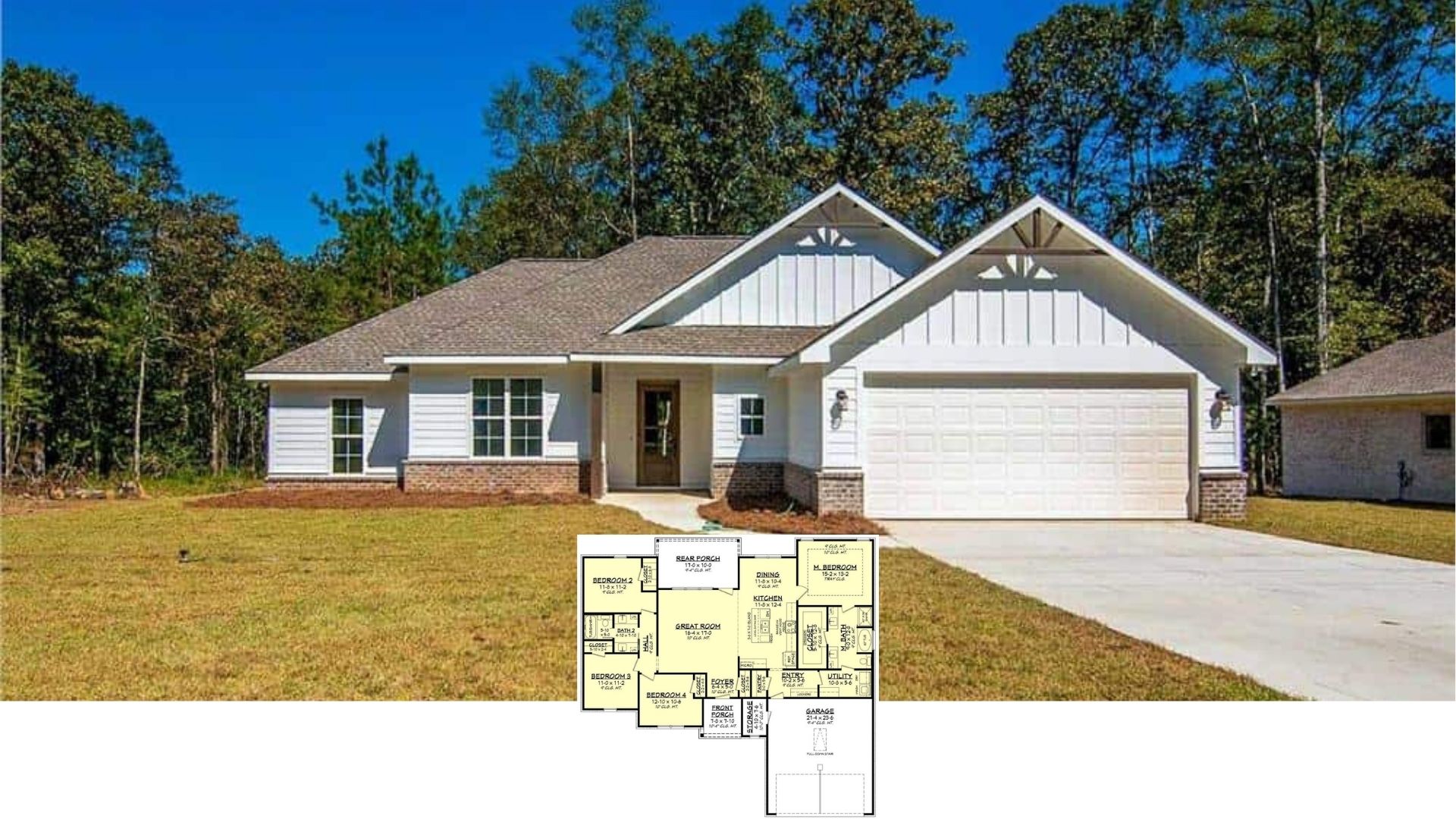 Welcome to Your 1,795 Sq. Ft. Dream Home: 4 Bedrooms, Double Garage and Open Floor Plan (Included)