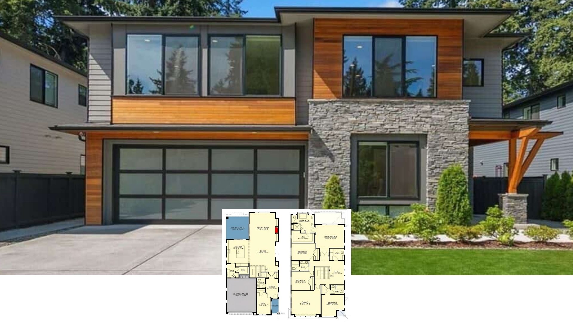 Discover This Spacious 3,641 Sq. Ft. 4-Bedroom Modern Home (Floor Plan Included)