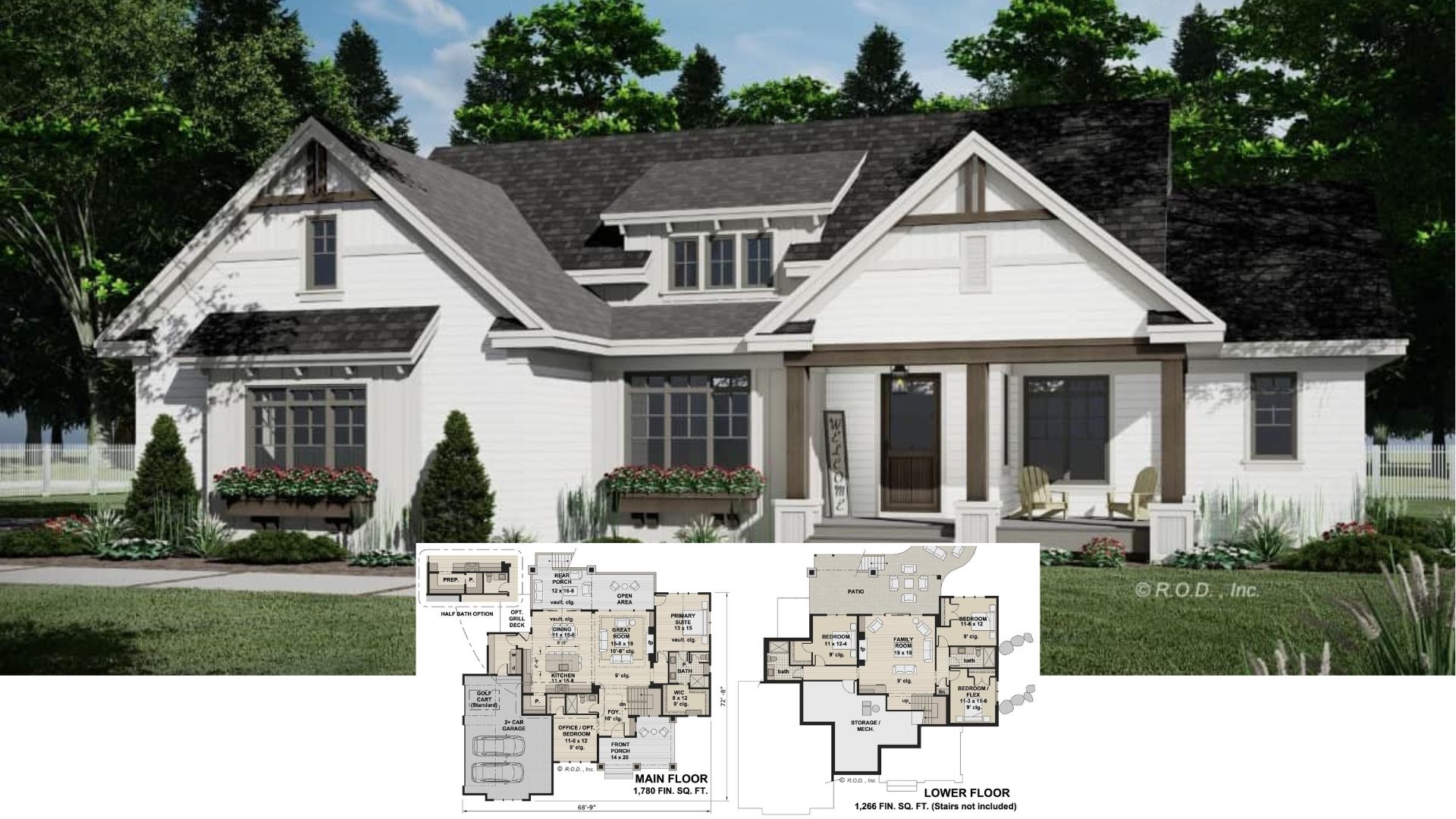 Experience This 3,046 Sq. Ft. 4 Bedroom Home with a Front Porch and Must See Floor Plan