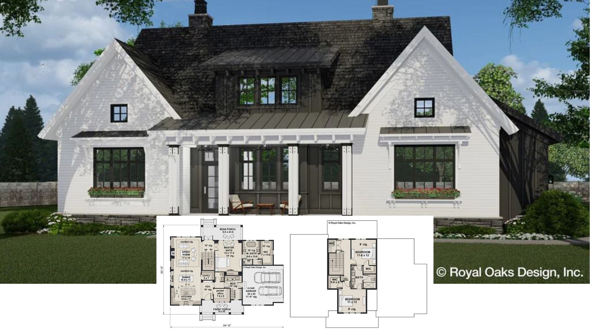 Step Inside this 2,467 Sq. Ft. 3-Bedroom Farmhouse with a Must See Floor Plan