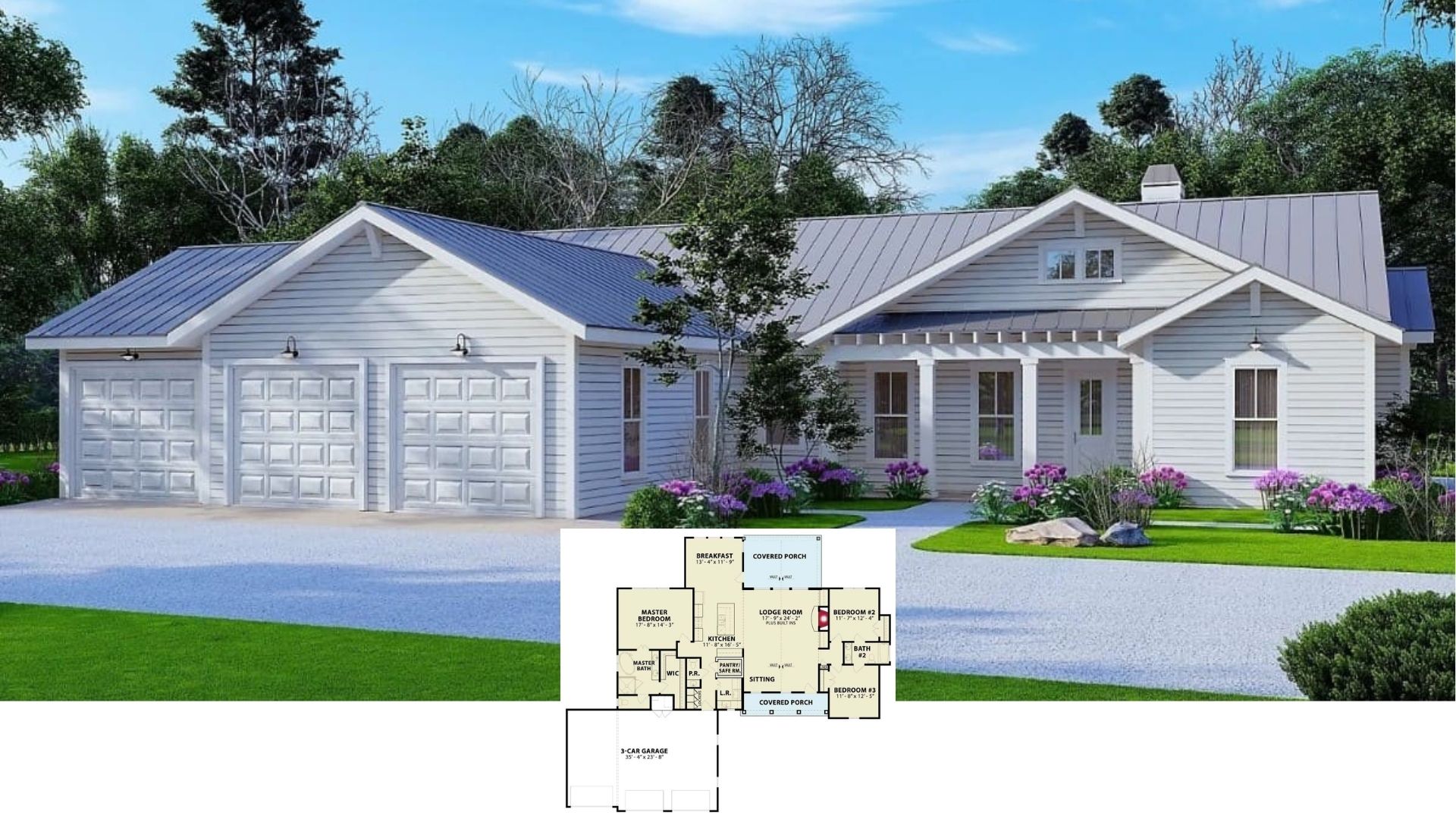 Explore This 3 Bedroom, 1,946 Sq. Ft. Home with a Triple Garage and an Incredible Floor Plan