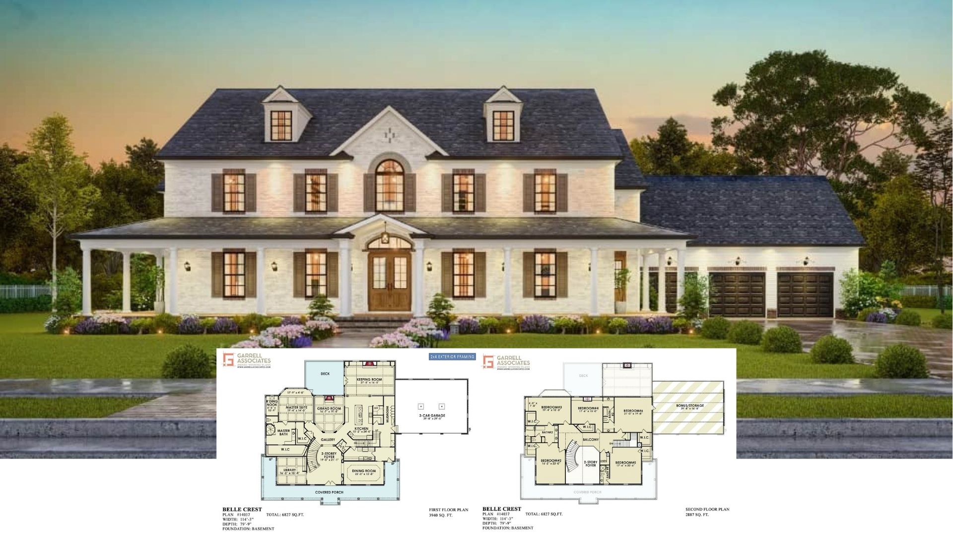 Welcome to a Stunning 6,827 Sq. Ft. Home with 6 Bedrooms, Balcony, and 3-Car Garage (Floor Plan Included)