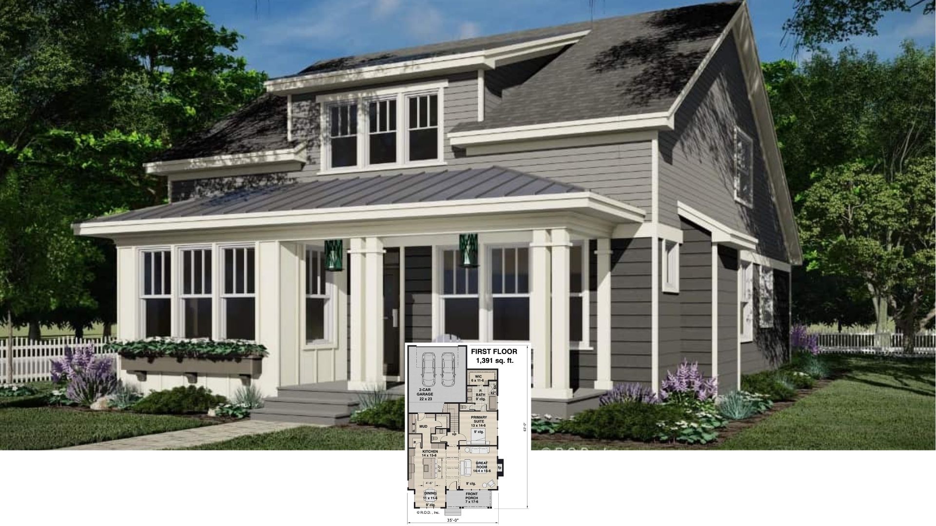 Step Inside This 2,345 Sq. Ft. Traditional 3 Bedroom Home with Loft & Bonus Room – Floor Plan Included