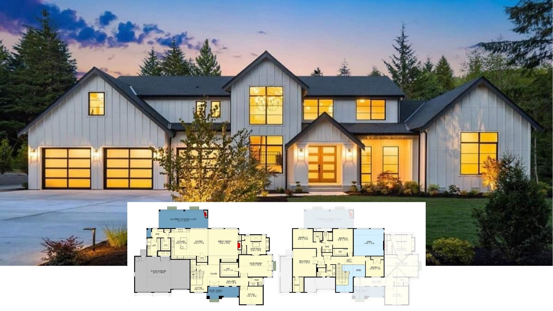 Step Inside This 4 Bedroom, 4,119 Sq. Ft. House with a Study & 3 Car Garage (Floor Plan Included)