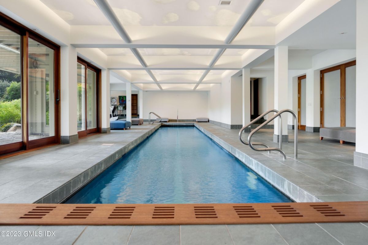 Indoor lap pool