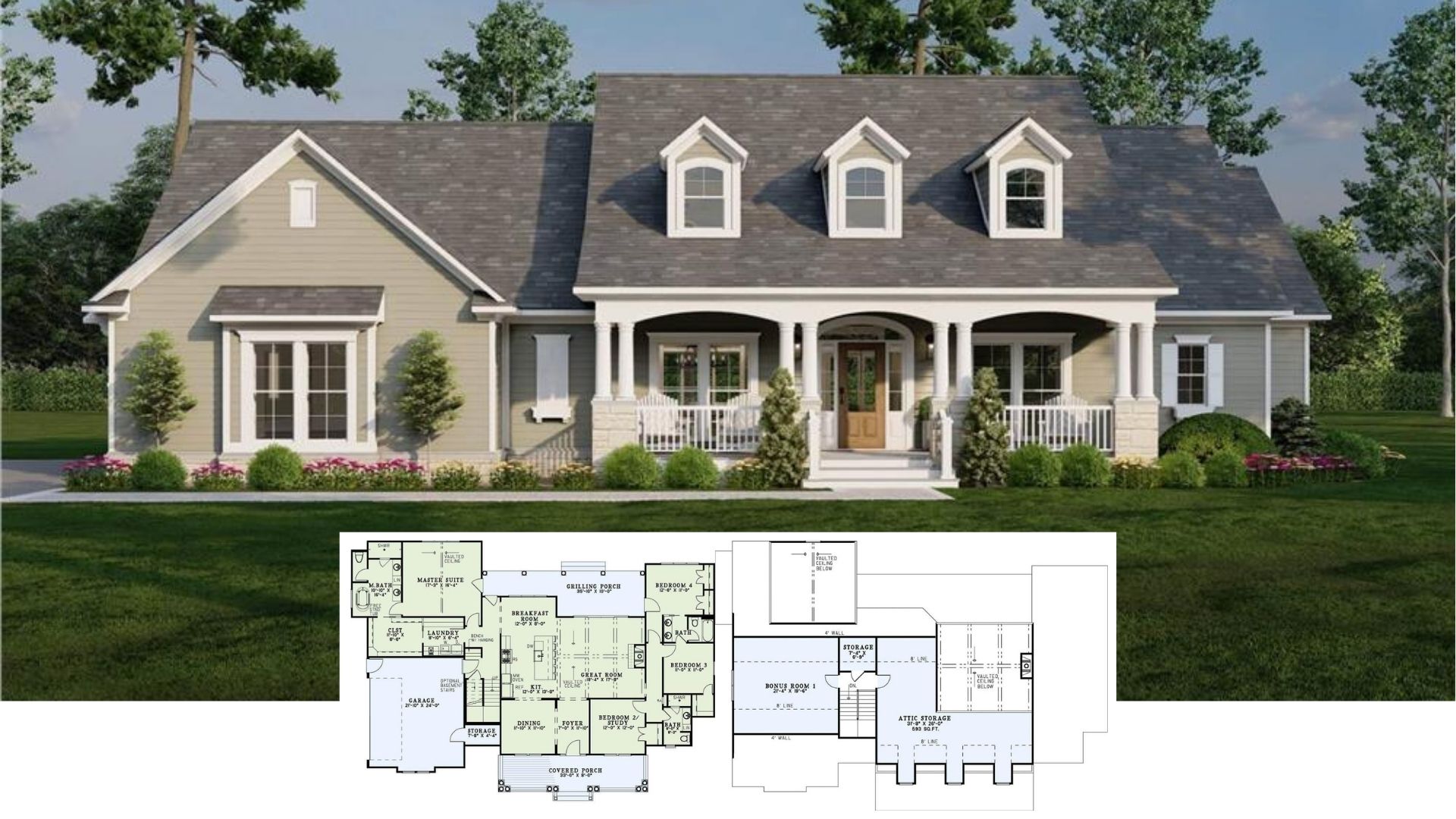 Check Out This 4 Bedroom Home Featuring a Bonus Room, Jack & Jill Bathroom and a 2,516 Sq. Ft. Floor Plan