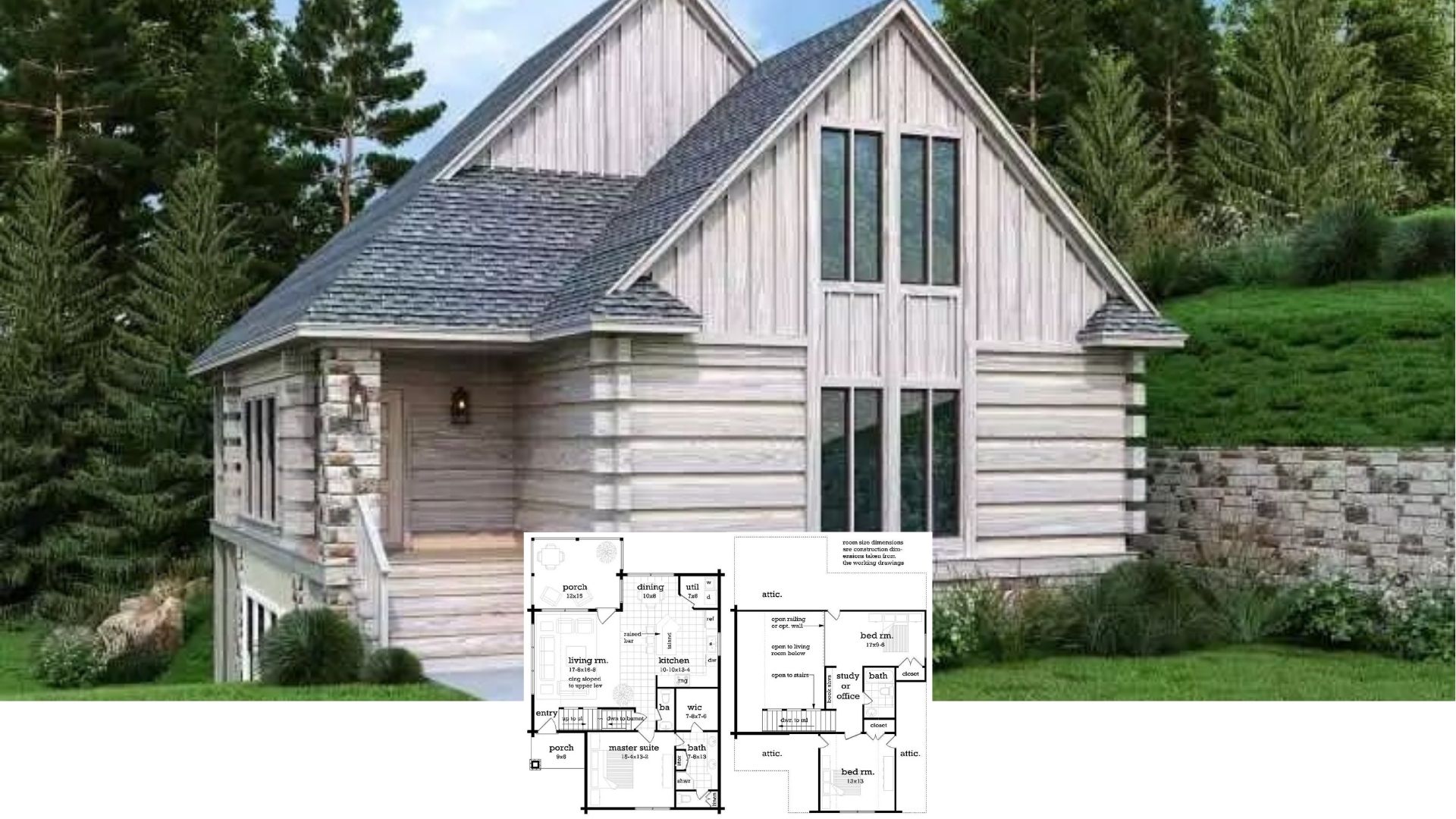 Introducing This 1,550 Sq. Ft. 3 Bedroom Home for Sloped Lots with a Floor Plan You Can’t Miss