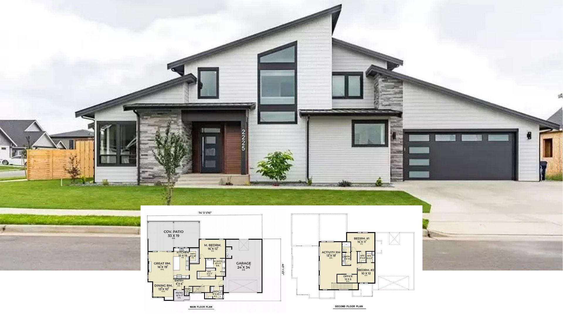 Get Inspired by This 2,591 Sq. Ft. Home with a Captivating Floor Plan and Distinctive Design